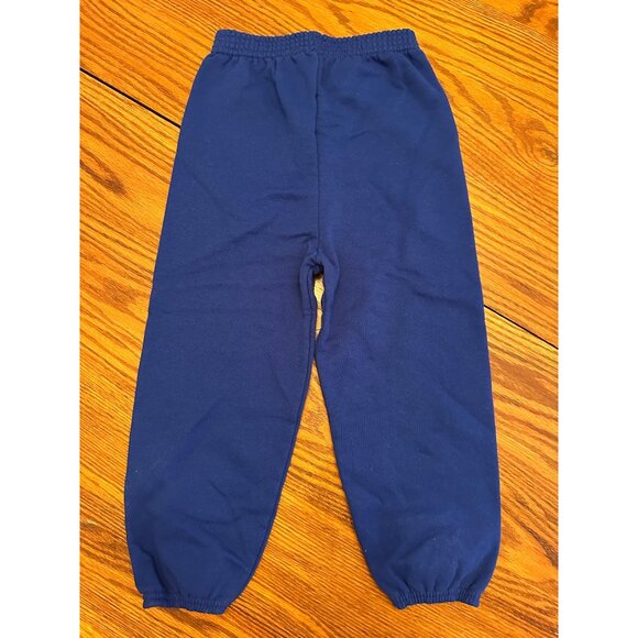 hanes royal blue jogger sweatpants size youth small (6/8) - Picture 3 of 3